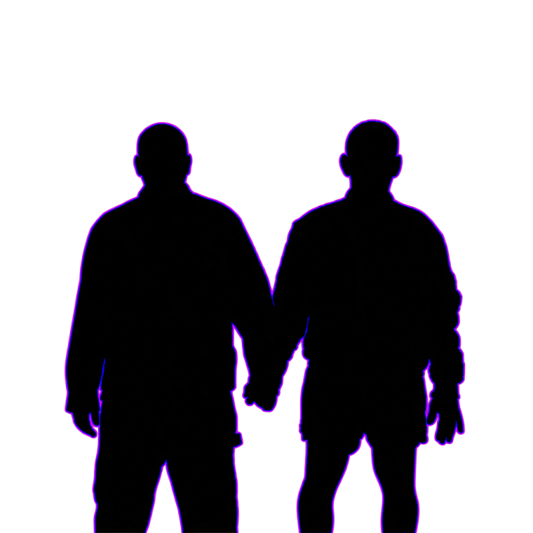 Modeselektor AORTA — blue and violet cover logo on pink.