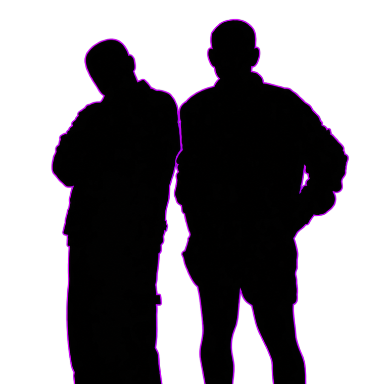 Modeselektor AORTA — blue and violet cover logo on pink.